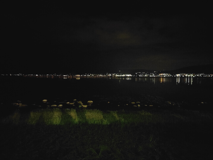 諏訪湖夜景
