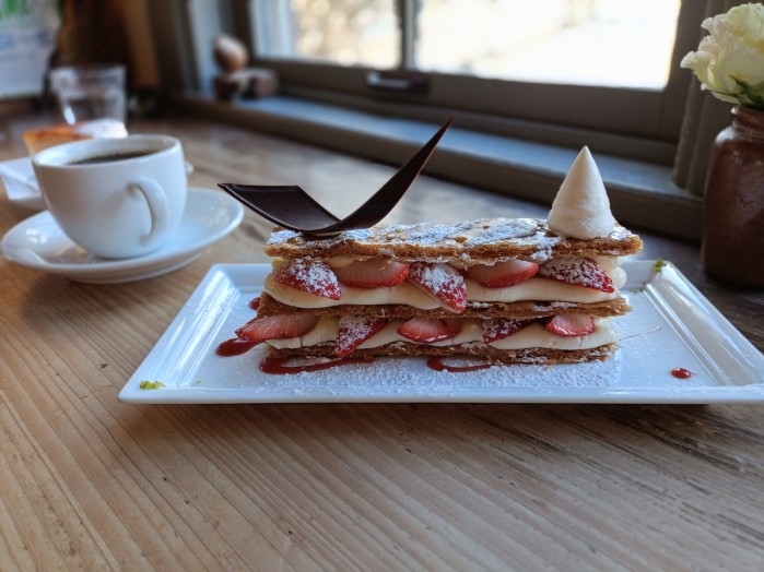 ミルフィーユとコーヒー